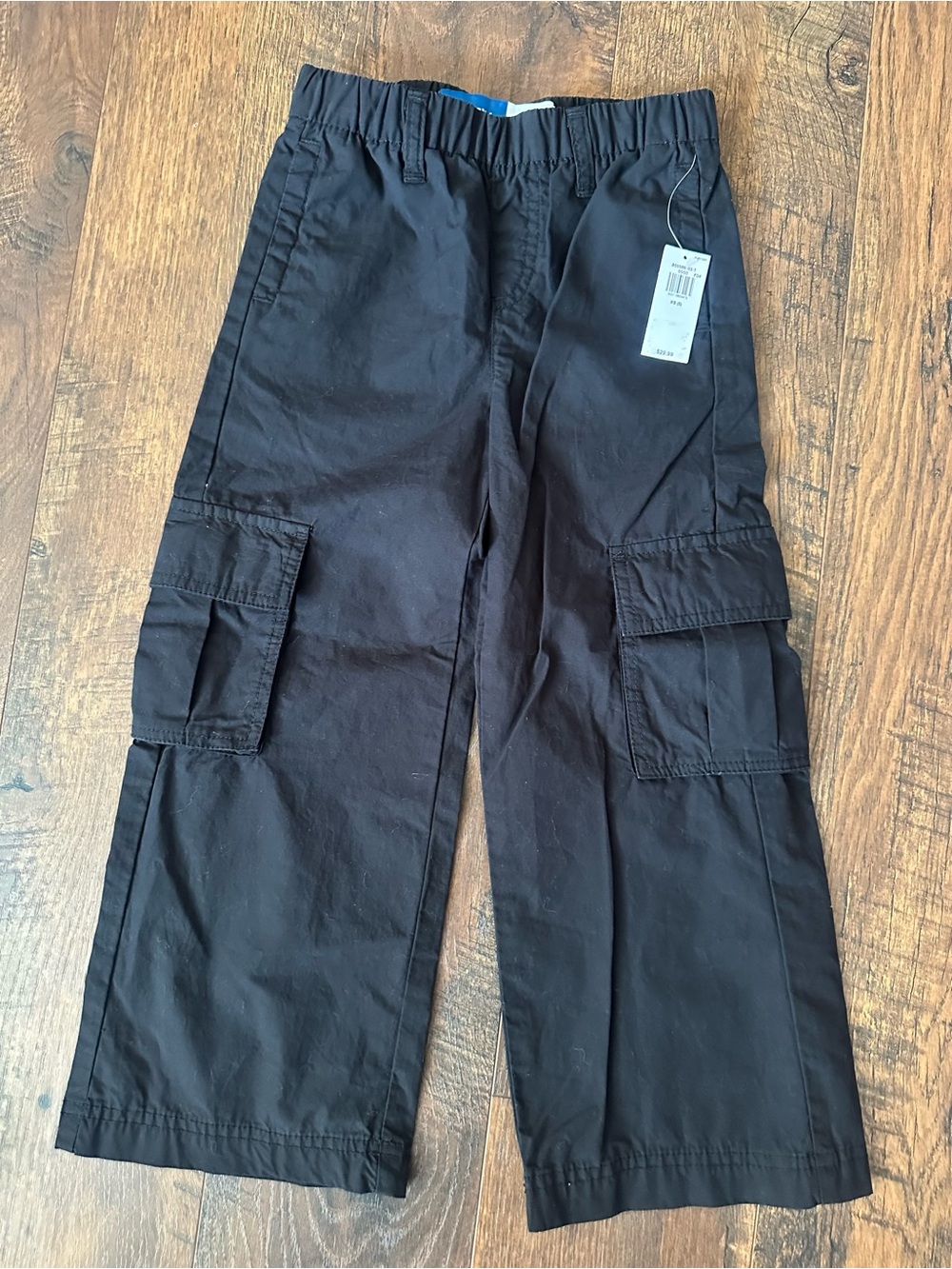 Girls Cargo Pants - Black size 5